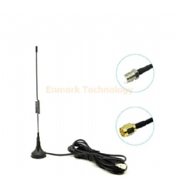 Patch antenna with 3M glue RG178 cable SMA connector